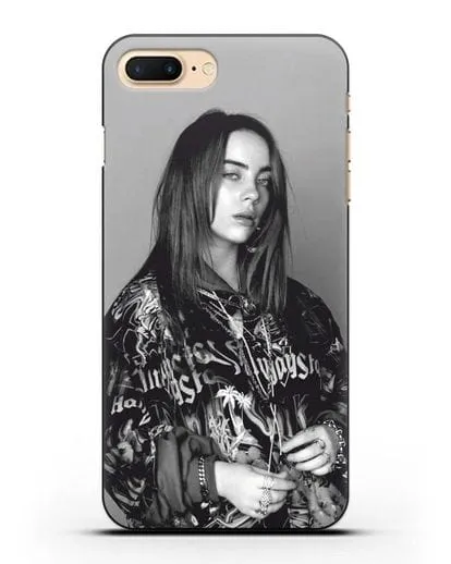 Чехол с картинкой Billie Eilish силиконовый для iPhone 8 Plus