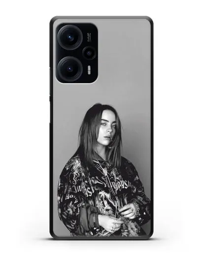 Чехол с картинкой Billie Eilish силиконовый для Xiaomi Poco F5