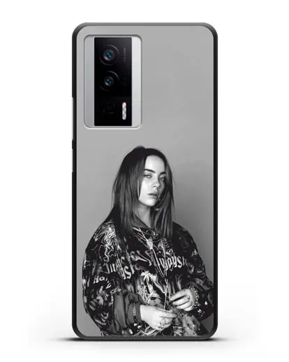 Чехол с картинкой Billie Eilish силиконовый для Xiaomi Poco F5 Pro