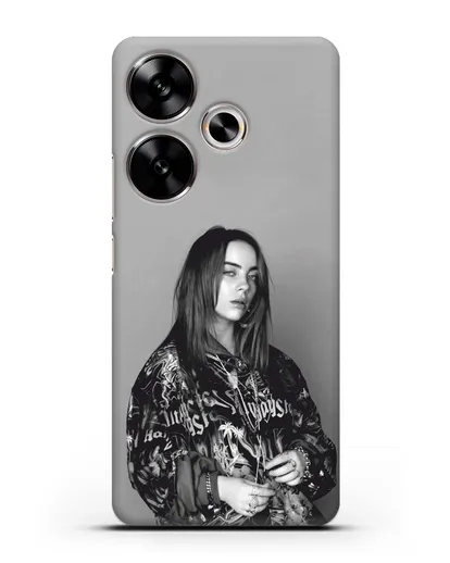 Чехол с картинкой Billie Eilish силиконовый для Xiaomi Poco F6