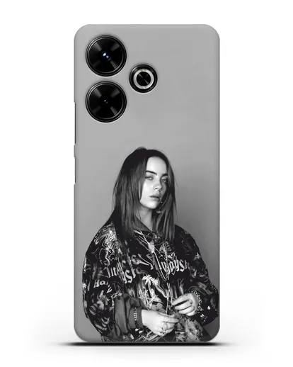 Чехол с картинкой Billie Eilish силиконовый для Xiaomi Poco M6
