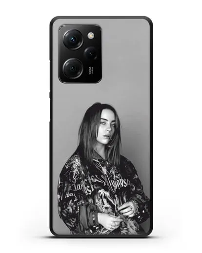 Чехол с картинкой Billie Eilish силиконовый для Xiaomi Poco X5 Pro