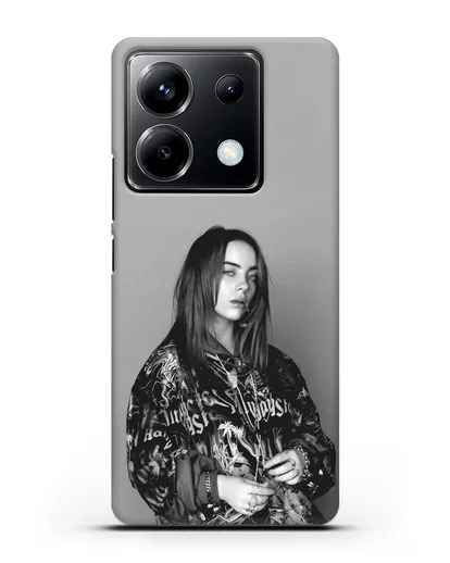 Чехол с картинкой Billie Eilish силиконовый для Xiaomi Poco X6