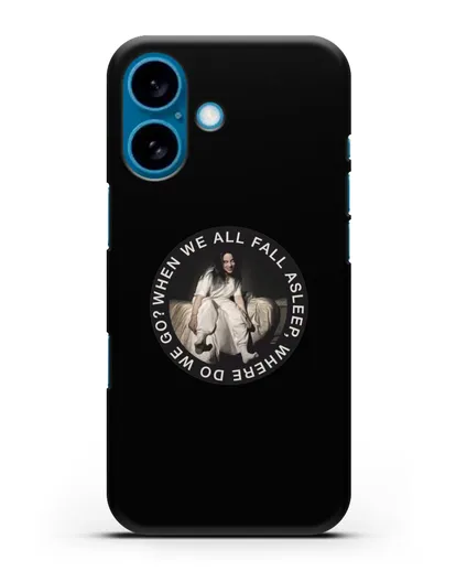 Чехол с изображением Billie Eilish силиконовый для iPhone 16