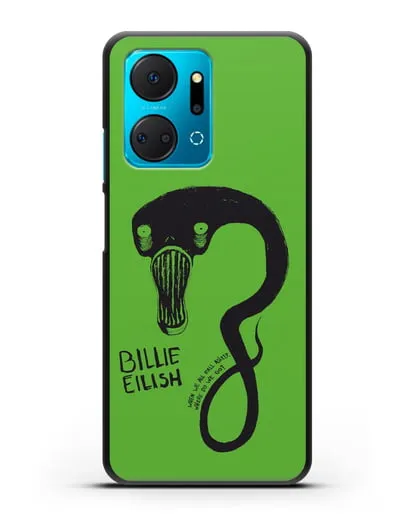 Чехол с иллюстрацией Billie Eilish силиконовый для Honor X7a Plus