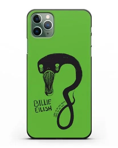 Чехол с иллюстрацией Billie Eilish силиконовый для iPhone 11 Pro Max