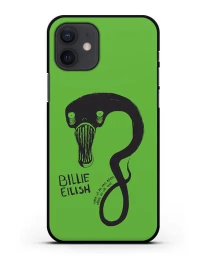 Чехол с иллюстрацией Billie Eilish силиконовый для iPhone 12