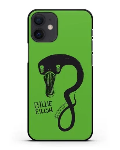Чехол с иллюстрацией Billie Eilish силиконовый для iPhone 12 mini