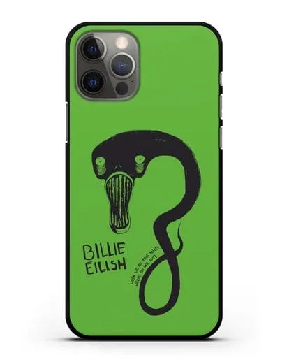 Чехол с иллюстрацией Billie Eilish силиконовый для iPhone 12 Pro