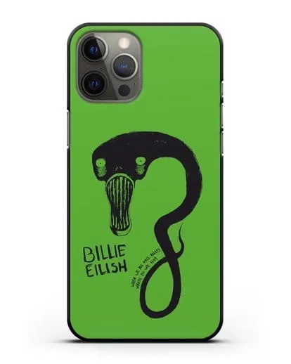 Чехол с иллюстрацией Billie Eilish силиконовый для iPhone 12 Pro Max