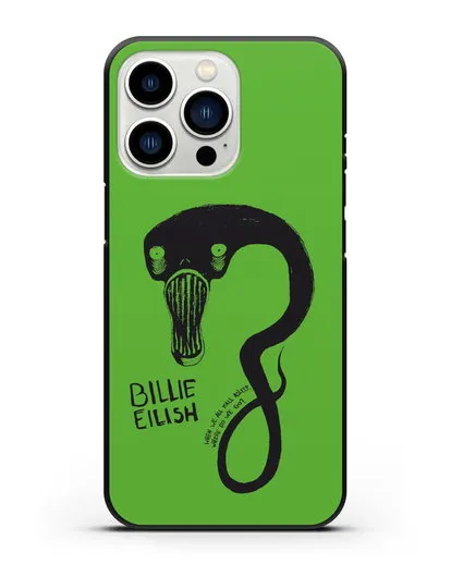 Чехол с иллюстрацией Billie Eilish силиконовый для iPhone 13 Pro