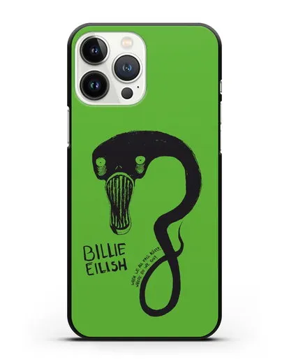 Чехол с иллюстрацией Billie Eilish силиконовый для iPhone 13 Pro Max
