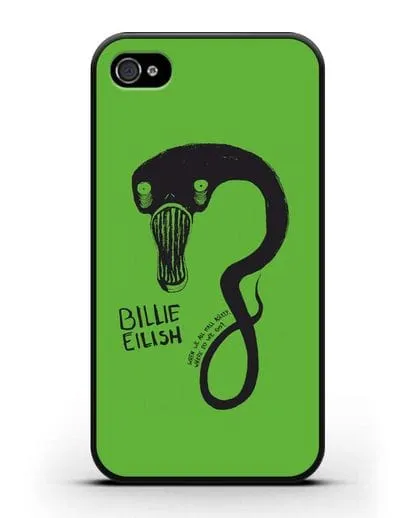 Чехол с иллюстрацией Billie Eilish силиконовый для iPhone 4/4s
