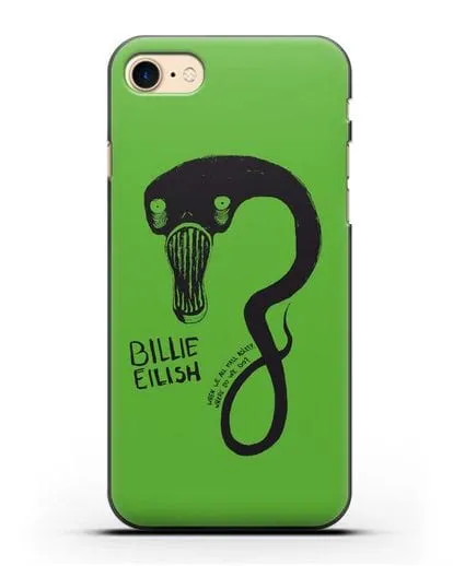 Чехол с иллюстрацией Billie Eilish силиконовый для iPhone 8