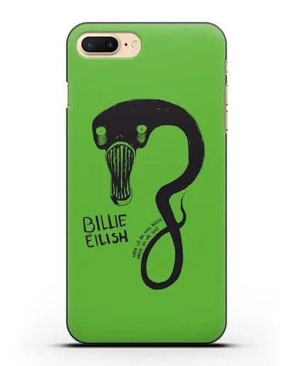 Чехол с иллюстрацией Billie Eilish силиконовый для iPhone 8 Plus
