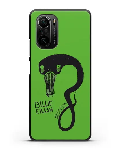 Чехол с иллюстрацией Billie Eilish силиконовый для Xiaomi Poco F3 Pro