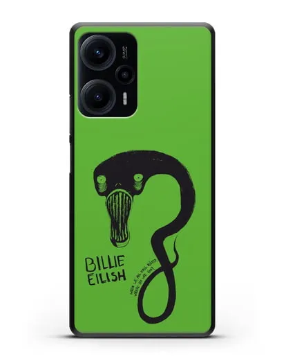 Чехол с иллюстрацией Billie Eilish силиконовый для Xiaomi Poco F5