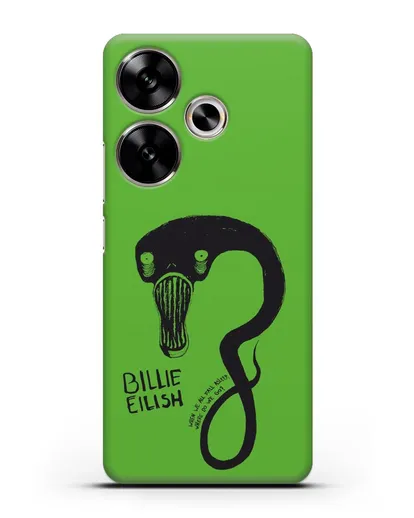 Чехол с иллюстрацией Billie Eilish силиконовый для Xiaomi Poco F6