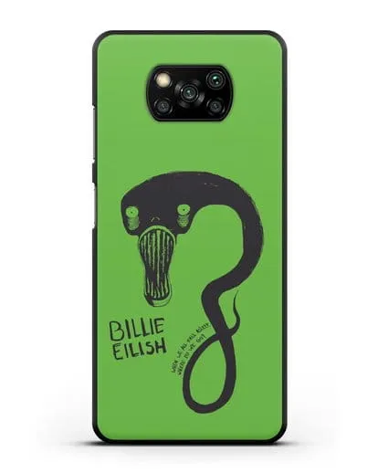 Чехол с иллюстрацией Billie Eilish силиконовый для Xiaomi Poco X3
