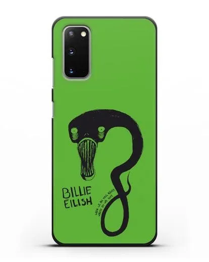 Чехол с иллюстрацией Billie Eilish силиконовый для Samsung Galaxy S20 [SM-G980F]