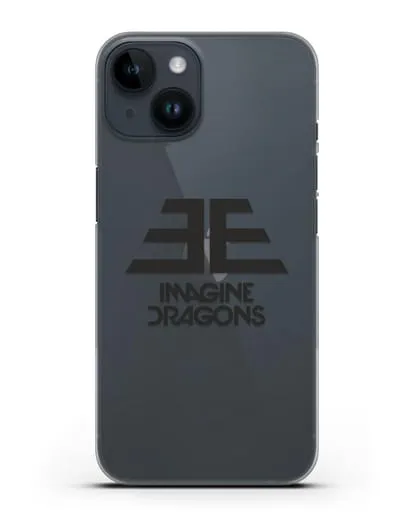 Чехол с логотипом Imagine Dragons силиконовый для iPhone 14