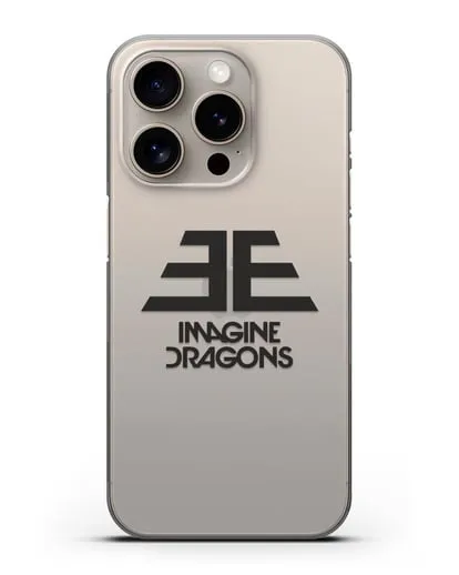 Чехол с логотипом Imagine Dragons силиконовый для iPhone 15 Pro