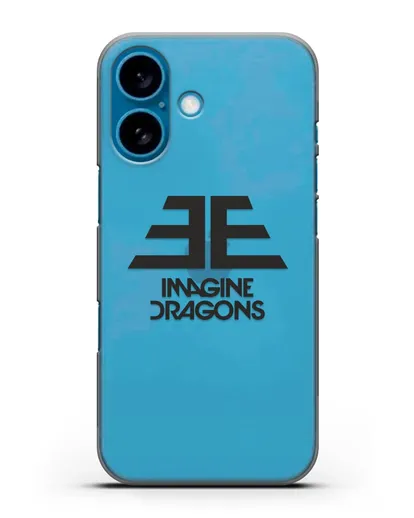 Чехол с логотипом Imagine Dragons силиконовый для iPhone 16