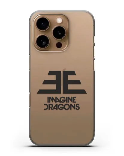 Чехол с логотипом Imagine Dragons силиконовый для iPhone 16 Pro