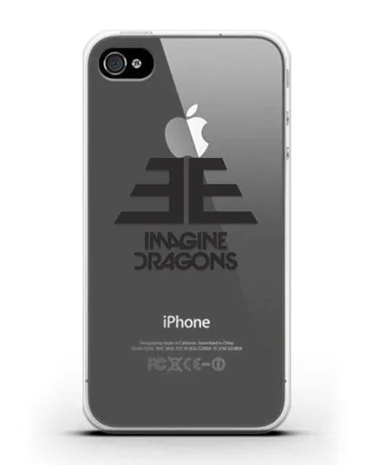Чехол с логотипом Imagine Dragons силиконовый для iPhone 4/4s