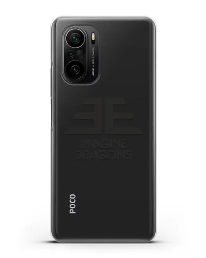 Чехол с логотипом Imagine Dragons силиконовый для Xiaomi Poco F3 Pro