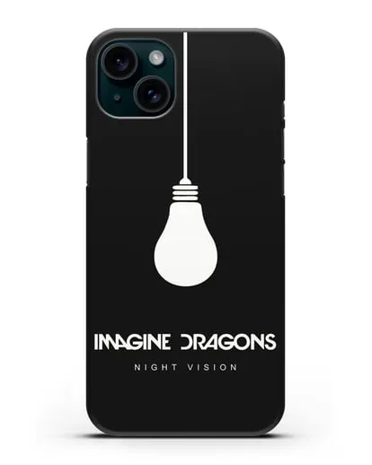 Чехол Imagine Dragons Night Vision силиконовый для iPhone 15 Plus