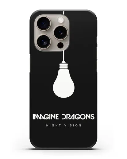Чехол Imagine Dragons Night Vision силиконовый для iPhone 15 Pro