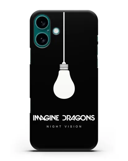 Чехол Imagine Dragons Night Vision силиконовый для iPhone 16 Plus