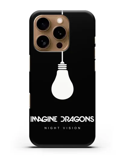 Чехол Imagine Dragons Night Vision силиконовый для iPhone 16 Pro