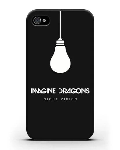 Чехол Imagine Dragons Night Vision силиконовый для iPhone 4/4s