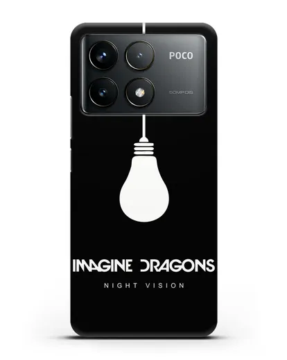 Чехол Imagine Dragons Night Vision силиконовый для Xiaomi Poco F6 Pro
