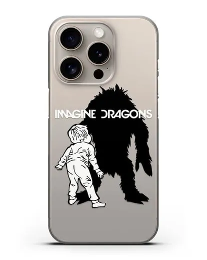 Чехол с изображением Imagine Dragons силиконовый для iPhone 15 Pro