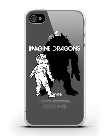 Чехол с изображением Imagine Dragons силиконовый для iPhone 4/4s