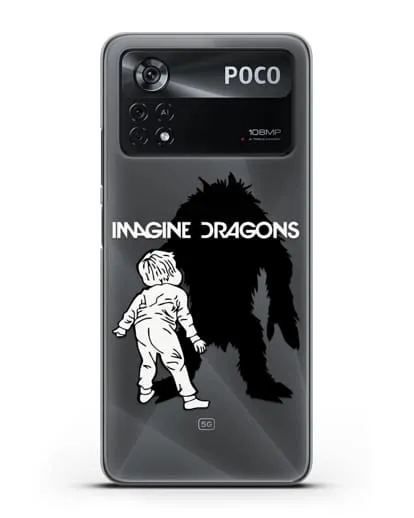 Чехол с изображением Imagine Dragons силиконовый для Xiaomi Poco X4 Pro