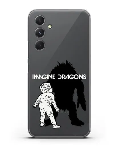 Чехол с изображением Imagine Dragons силиконовый для Samsung Galaxy A54 [SM-A536]
