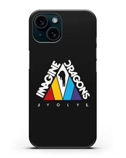 Чехол Imagine Dragons Evolve силиконовый для iPhone 15