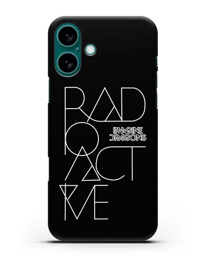 Чехол Imagine Dragons с изображением песни Radioactive силиконовый для iPhone 16 Plus
