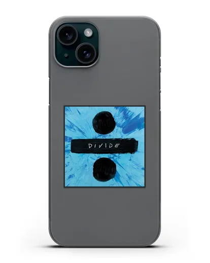 Чехол Ed Sheeran Divide силиконовый для iPhone 15 Plus