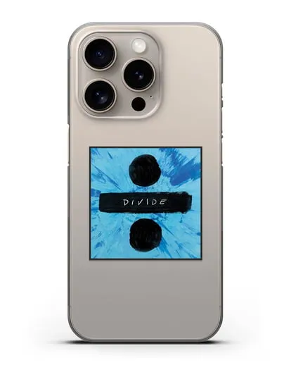 Чехол Ed Sheeran Divide силиконовый для iPhone 15 Pro