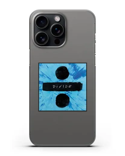 Чехол Ed Sheeran Divide силиконовый для iPhone 15 Pro Max