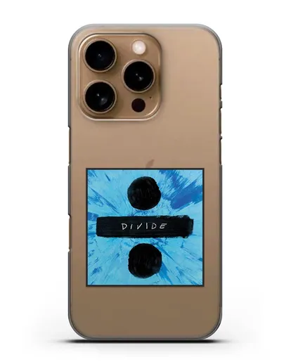Чехол Ed Sheeran Divide силиконовый для iPhone 16 Pro