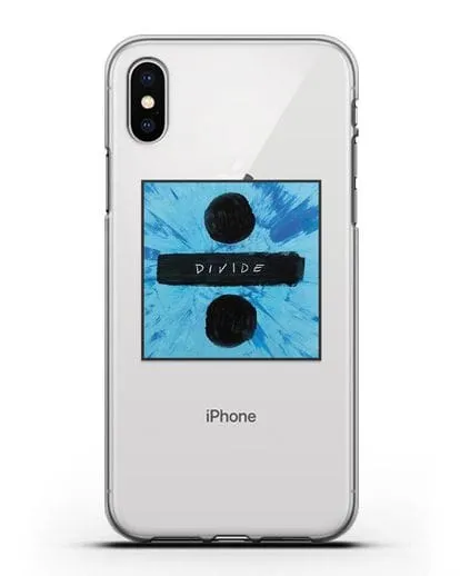 Чехол Ed Sheeran Divide силиконовый для iPhone XS