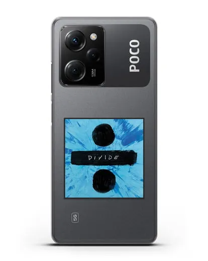 Чехол Ed Sheeran Divide силиконовый для Xiaomi Poco X5 Pro