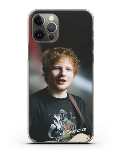 Чехол с фотографией Ed Sheeran силиконовый для iPhone 12 Pro