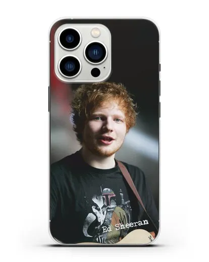 Чехол с фотографией Ed Sheeran силиконовый для iPhone 13 Pro